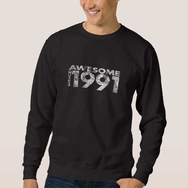 Sudadera Awesome Since 1991 1 (Anverso)