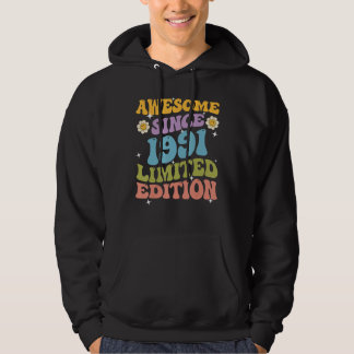 Sudadera Awesome Since 1991 Retro Groovy Shirt Gifts For Wo