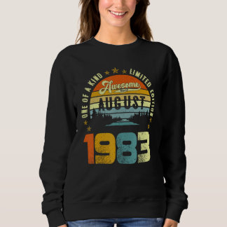 Sudadera Awesome Since August 1983 One Of A Kind 2