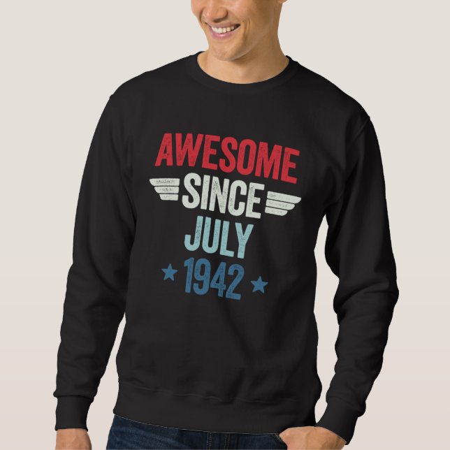 Sudadera Awesome Since July 1942 1 (Anverso)