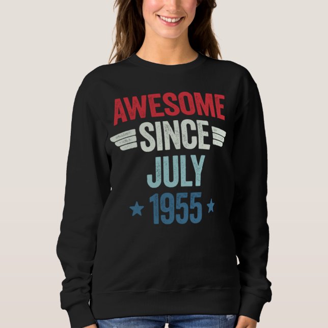 Sudadera Awesome Since July 1955 (Anverso)