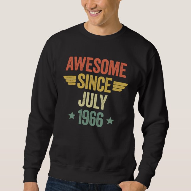 Sudadera Awesome Since July 1966 (Anverso)