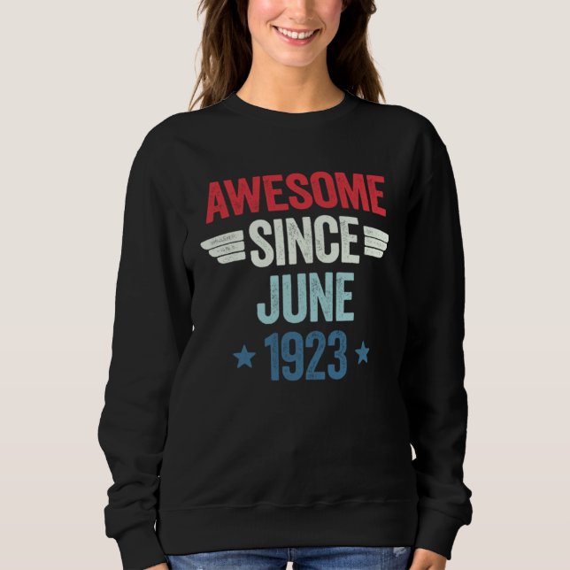 Sudadera Awesome Since June 1923 (Anverso)