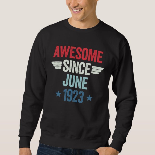Sudadera Awesome Since June 1923 (Anverso)