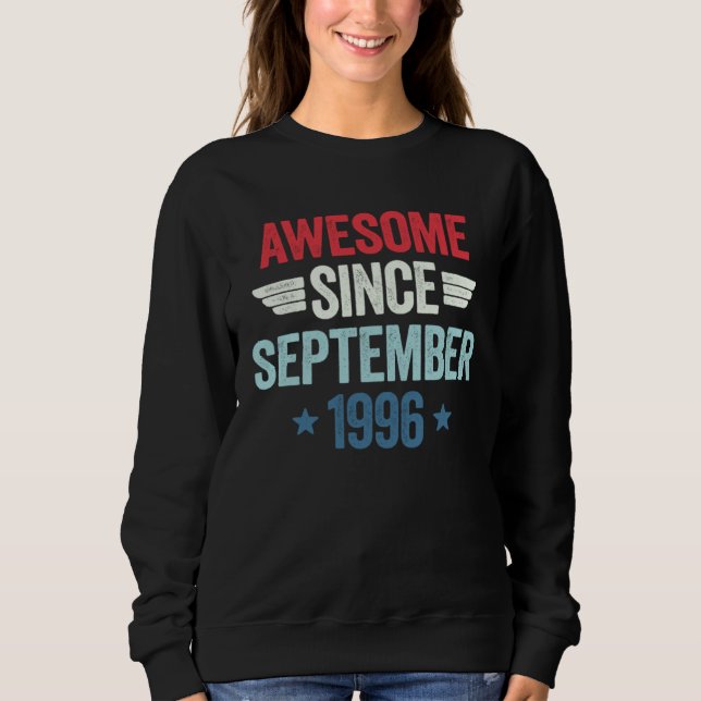 Sudadera Awesome Since September 1996 (Anverso)