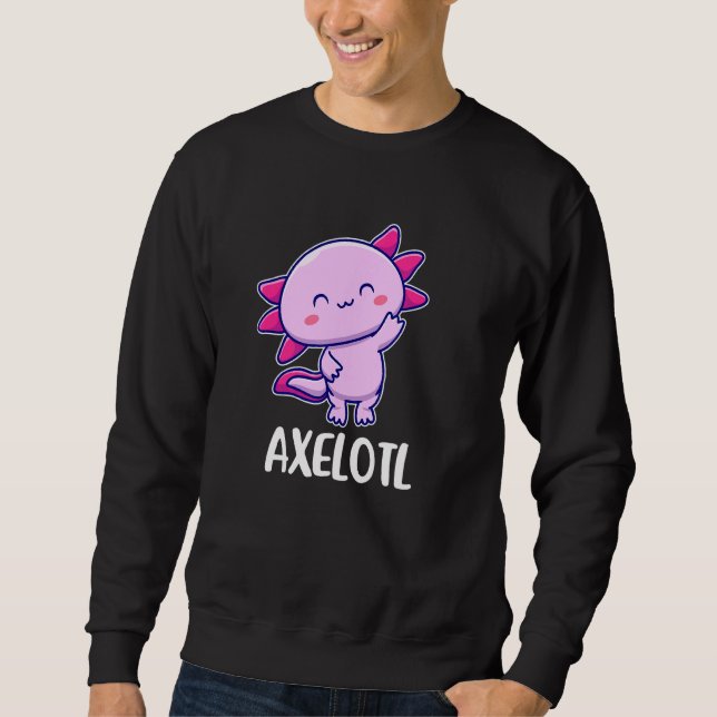 Sudadera Axelotl Axolotl Cuto Para Axel O Axel (Anverso)