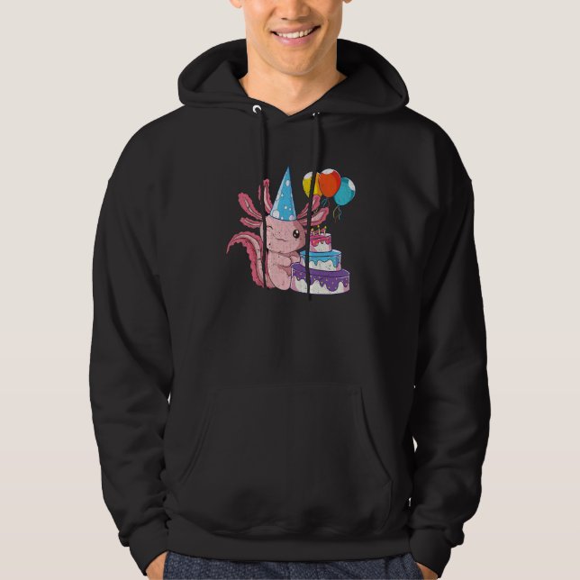 Sudadera Axolot, el anfibio de la fiesta de cumpleaños de A (Anverso)