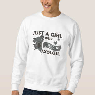 Sudadera Axolotl Ama A Los Animales Dulces Para Chicas De C