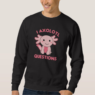 Sudadera Axolotl Ama A Los Animales Dulces Para Niños De Co