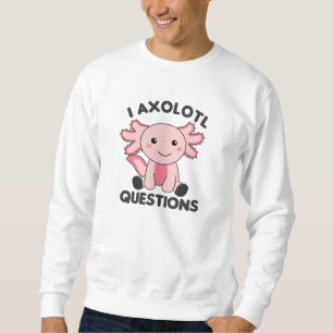 Sudadera Axolotl Ama A Los Animales Dulces Para Niños De Co