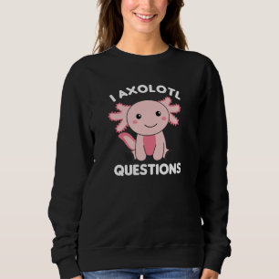 Sudadera Axolotl Ama A Los Animales Dulces Para Niños De Co
