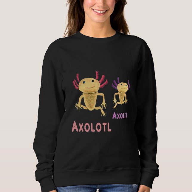 Sudadera Axolotl Axolitl Pun (Anverso)