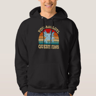 Sudadera Axolotl cuestiona a Axolotls Retro Kawai