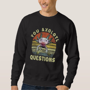 Sudadera Axolotl de los años 90 retro Axolotl preguntas a l