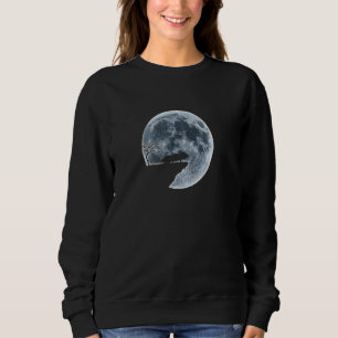 Sudadera Axolotl Halloween Costume Moon Silhouette Pullover