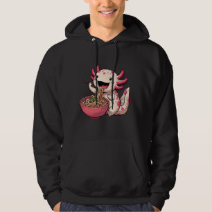 Sudadera Axolotl Hermosa Comida Ramen Noodles Art Axolotl