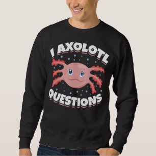Sudadera Axolotl, Mascota de animales anfibios de México