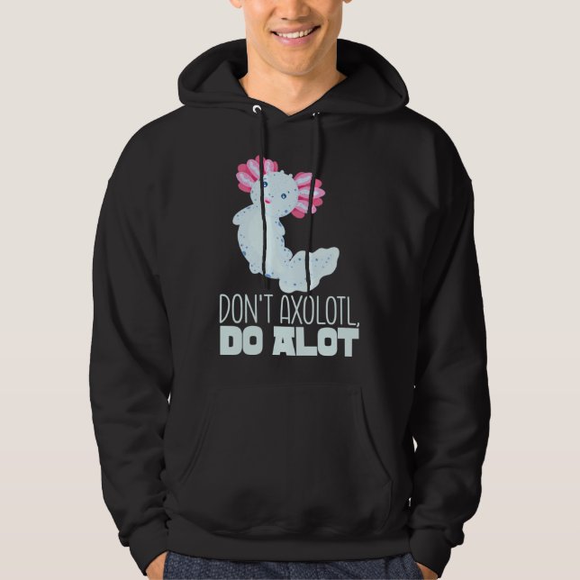 Sudadera Axolotl Meme  Endangered Mexican Salamander Kids (Anverso)