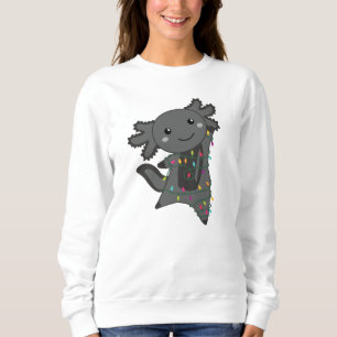 Sudadera Axolotl Merry Christmas Winter Animals Axolotls