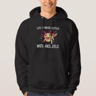Sudadera Axolotl Para Hombres Salamandra Acuática 1