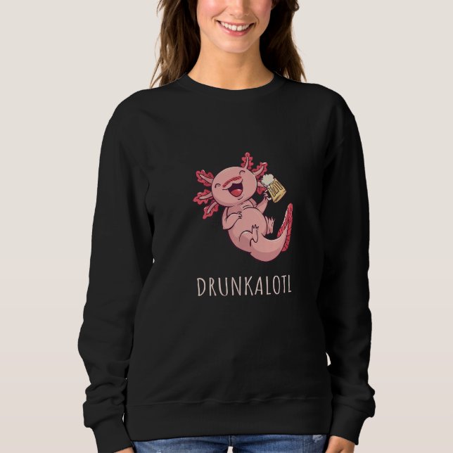 Sudadera Axolotl Pet Axolotl  Beer (Anverso)
