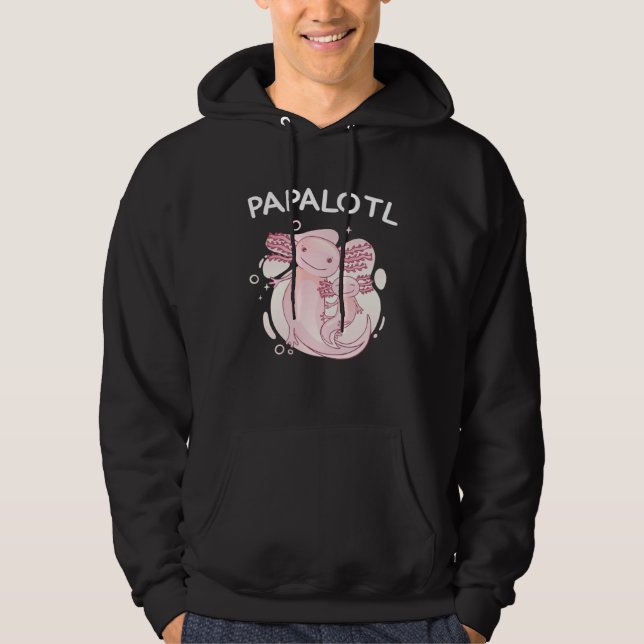Sudadera axolotl pregnancy announcement papalotl papa babyl (Anverso)