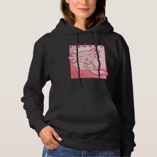 Sudadera Axolotl Strawberry Milk Retro Kawaii Japón Axolotl