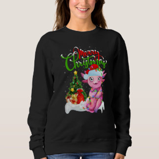 Sudadera Axolotl Xmas Decorations Santa Axolotl Christmas