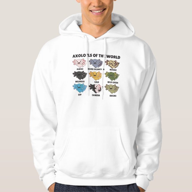 Sudadera Axolotls de Axolotl (Anverso)