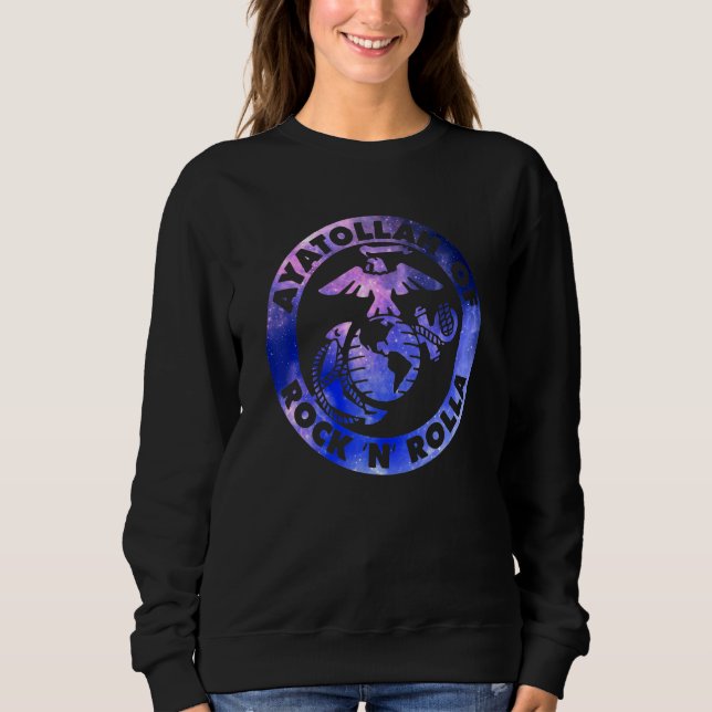 Sudadera Ayatolá De Rock N Rolla Galaxia (Anverso)
