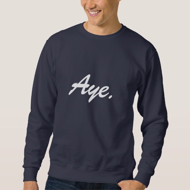 Sudadera Aye. (Anverso)
