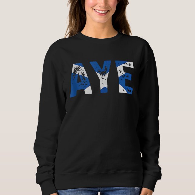 Sudadera Aye Scotland Scottish Cita (Anverso)