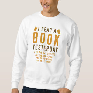 Sudadera Ayer Leí Un Libro
