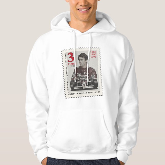 Sudadera Ayrton Senna Stamp (Anverso)