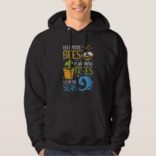 Sudadera Ayuda a las Abejas Planta Arboles Salva Nuestro Ca