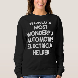 Sudadera Ayuda del Electricista Automotriz Más Maravilloso