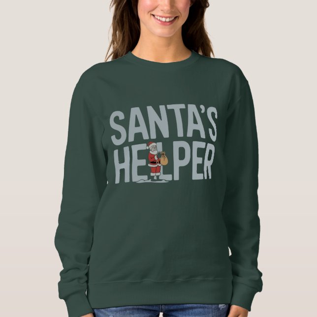 Sudadera Ayudante de Santa Navidad (Anverso)