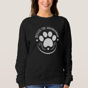Sudadera Ayudar a los animales a rescatar a los perros gato