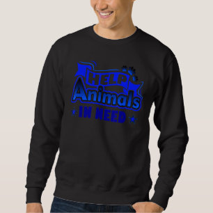 Sudadera Ayudar A Los Animales Que Necesitan Perros De Gato