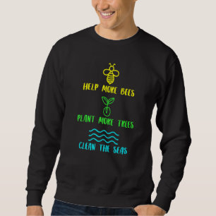 Sudadera Ayudar A Que Más Abejas Planten Más Árboles A Limp