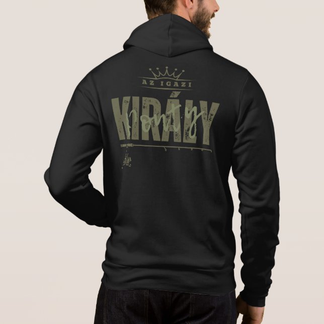 Sudadera Az igazi ponty király (Reverso)