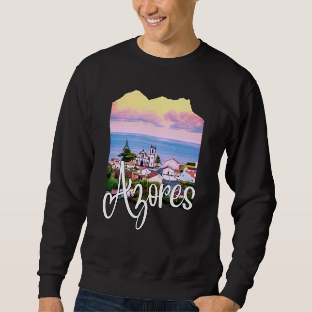 Sudadera Azores Portugal Portuguese Roots Azores Souvenirs (Anverso)