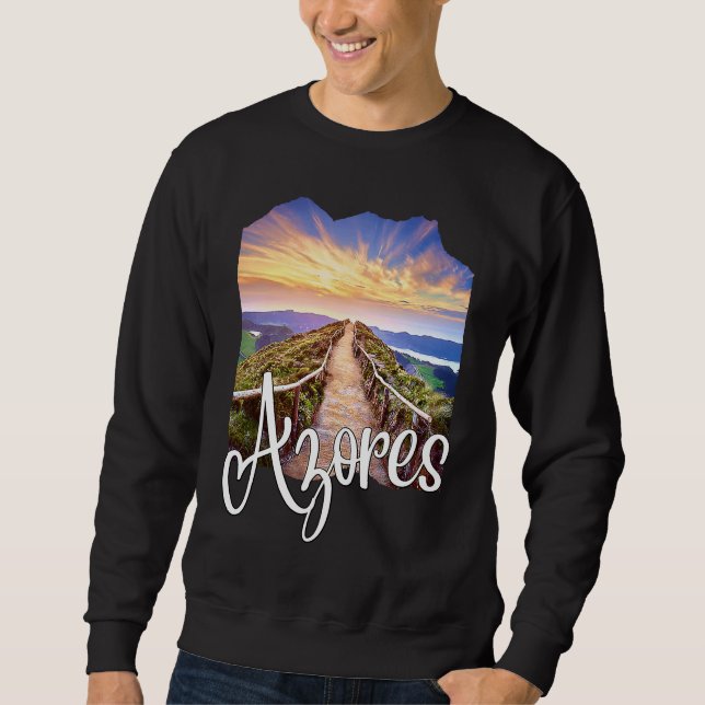 Sudadera Azores Souvenirs Portuguese Roots Azores (Anverso)