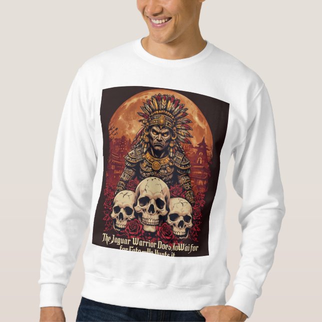 Sudadera Aztec Jaguar Warrior (Anverso)