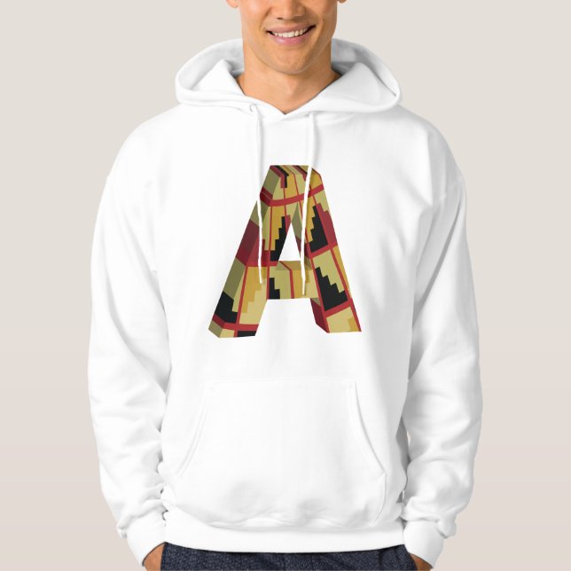 Sudadera Aztec Navajo Pattern Letter A (Anverso)
