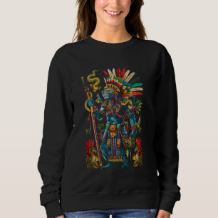 Sudadera Azteca God Aztec Cultura maya indígena Tlaloc St