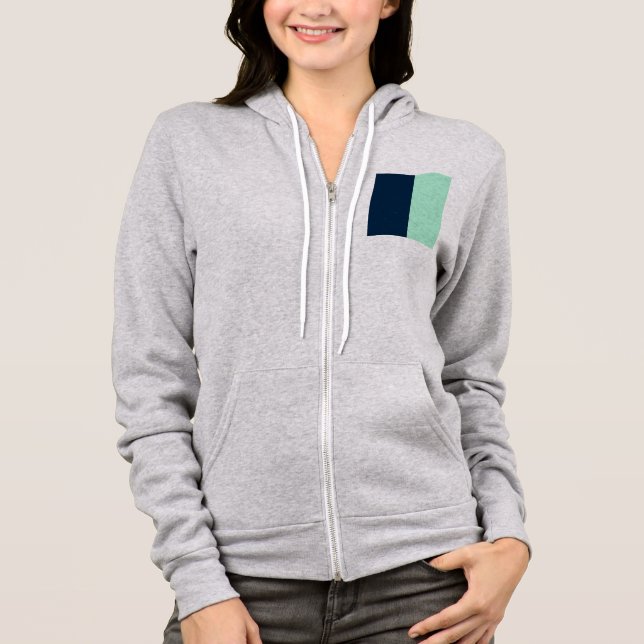 Sudadera Azul de Marinero y Menta (Anverso)