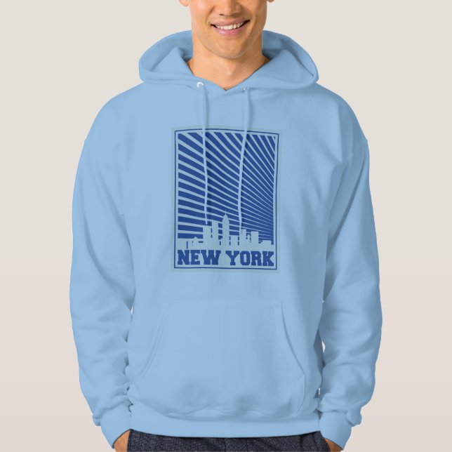 Sudadera Azul de New York City (Anverso)