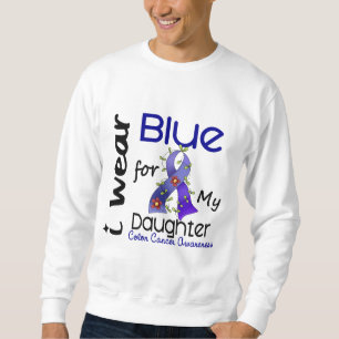 Sudadera Azul del desgaste del cáncer de colon I para mi