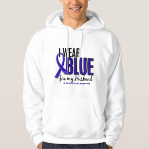 Sudadera Azul del desgaste del cáncer de colon I para mi